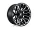 Fuel Wheels Warrior Gloss Black Milled 6-Lug Wheel; 20x9; 1mm Offset (16-23 Tacoma)