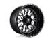 Fuel Wheels Stroke Gloss Black Milled 6-Lug Wheel; 20x9; 1mm Offset (2024 Tacoma)