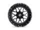 Fuel Wheels Stroke Gloss Black Milled 6-Lug Wheel; 20x9; 1mm Offset (10-24 4Runner)