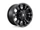 Fuel Wheels Vapor Matte Black 6-Lug Wheel; 22x10; 10mm Offset (16-23 Tacoma)