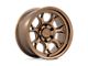 Black Rhino Etosha Matte Bronze 6-Lug Wheel; 17x8.5; 12mm Offset (21-24 Bronco, Excluding Raptor)