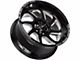 Off-Road Monster M22 Gloss Black Milled 6-Lug Wheel; 20x10; -19mm Offset (16-24 Titan XD)