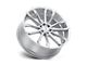 Status Mastadon Silver with Brushed Machined Face 6-Lug Wheel; 22x9.5; 15mm Offset (21-24 Bronco, Excluding Raptor)