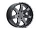 Level 8 Wheels Slam Matte Black 6-Lug Wheel; 17x8.5; -12mm Offset (21-24 Bronco, Excluding Raptor)