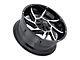 Vision Off-Road Prowler Gloss Black Machined 6-Lug Wheel; 17x9; -12mm Offset (2024 Tacoma)