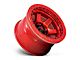 Fuel Wheels Block Beadlock Candy Red 6-Lug Wheel; 17x9; -15mm Offset (2024 Tacoma)