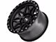 Hardrock Offroad H105 Matte Black 6-Lug Wheel; 17x9; 1mm Offset (2024 Tacoma)