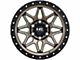 Hardrock Offroad H105 Matte Bronze 6-Lug Wheel; 17x9; -12mm Offset (2024 Tacoma)