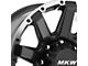 MKW Offroad M94 Satin Black Machined 6-Lug Wheel; 17x9; 10mm Offset (2024 Tacoma)