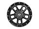 KMC Sync Satin Black 6-Lug Wheel; 17x9; 0mm Offset (10-24 4Runner)