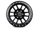 Falcon Wheels T7 Series Matte Black with Matte Black Ring 6-Lug Wheel; 17x9; 0mm Offset (2024 Tacoma)