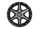 KMC Tempo Satin Black with Gray Tint 6-Lug Wheel; 17x9; 0mm Offset (10-24 4Runner)