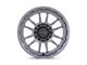 KMC Wrath Matte Anthracite 6-Lug Wheel; 17x8.5; 0mm Offset (10-24 4Runner)