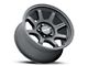 Vision Off-Road Flow Satin Black 6-Lug Wheel; 17x9; -12mm Offset (2024 Tacoma)