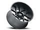 Vision Off-Road Sliver Satin Black 6-Lug Wheel; 20x9; 0mm Offset (16-24 Titan XD)