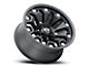 Vision Off-Road Armor Satin Black 6-Lug Wheel; 18x9; 12mm Offset (16-24 Titan XD)