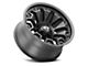 Vision Off-Road Armor Satin Black with Black Bolt Inserts 6-Lug Wheel; 20x9; 12mm Offset (16-24 Titan XD)