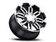 Vision Off-Road Warrior Gloss Black Machined 6-Lug Wheel; 20x9; 0mm Offset (16-24 Titan XD)