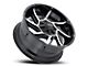 Vision Off-Road Prowler Gloss Black Machined 6-Lug Wheel; 20x9; -12mm Offset (04-15 Titan)