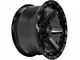 4Play 4P63 Brushed Black 6-Lug Wheel; 20x10; -18mm Offset (04-15 Titan)