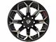 4Play 4P80R Brushed Black 6-Lug Wheel; 20x10; -18mm Offset (17-24 Titan)