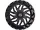 TIS 544BM Gloss Black Milled 6-Lug Wheel; 20x9; 0mm Offset (2024 Tacoma)