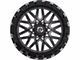 TIS 548BM Gloss Black Milled 6-Lug Wheel; 22x12; -44mm Offset (16-24 Titan XD)