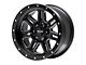 Pro Comp Wheels 62 Series Apex Satin Black Milled 6-Lug Wheel; 20x10; -18mm Offset (2024 Tacoma)