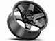 Raceline Addict Gloss Black 6-Lug Wheel; 20x9; 18mm Offset (04-15 Titan)