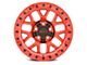 Weld Off-Road Cinch Beadlock Candy Red 6-Lug Wheel; 17x9; -12mm Offset (2024 Tacoma)