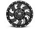 Fuel Wheels Cleaver Gloss Black Milled 6-Lug Wheel; 22x10; -18mm Offset (16-24 Titan XD)