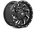Fuel Wheels Cleaver Gloss Black Milled 6-Lug Wheel; 22x10; -18mm Offset (16-24 Titan XD)