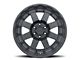 Black Rhino Cleghorn Matte Black 6-Lug Wheel; 17x8.5; 12mm Offset (2024 Tacoma)