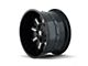 Mayhem Wheels Combat Gloss Black Milled 6-Lug Wheel; 17x9; -12mm Offset (22-24 Bronco Raptor)