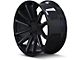 Mayhem Wheels Crossfire Gloss Black Milled 6-Lug Wheel; 20x9.5; 18mm Offset (16-24 Titan XD)