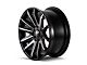 Mayhem Wheels Crossfire Gloss Black Milled 6-Lug Wheel; 22x9.5; 25mm Offset (16-24 Titan XD)