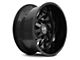 Hardrock Offroad Crusher Gloss Black 6-Lug Wheel; 20x9; 0mm Offset (22-24 Tundra)
