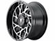 American Truxx Destiny Gloss Black Machined 6-Lug Wheel; 20x9; 0mm Offset (22-24 Bronco Raptor)