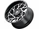 American Truxx Destiny Gloss Black Machined 6-Lug Wheel; 20x9; 0mm Offset (22-24 Bronco Raptor)