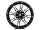 Mammoth High Roller Gloss Black Machined 6-Lug Wheel; 20x10; -24mm Offset (04-15 Titan)