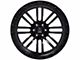 Axe Wheels Icarus Satin Black 6-Lug Wheel; 20x9.5; 15mm Offset (17-24 Titan)