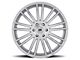 Black Rhino Kruger Silver 6-Lug Wheel; 22x9.5; 10mm Offset (16-24 Titan XD)