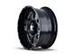 Mayhem Wheels Monstir Gloss Black Milled 6-Lug Wheel; 20x9; 0mm Offset (16-24 Titan XD)
