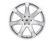 Black Rhino Mozambique Silver 6-Lug Wheel; 18x8.5; 0mm Offset (17-24 Titan)