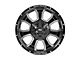 Rough Country 93 Series Matte Black Milled 6-Lug Wheel; 20x9; 0mm Offset (22-24 Bronco Raptor)