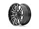 Rough Country 93 Series Matte Black Milled 6-Lug Wheel; 20x9; 0mm Offset (22-24 Bronco Raptor)