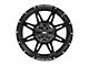 Rough Country 94 Series Matte Black Milled 6-Lug Wheel; 20x9; 0mm Offset (22-24 Bronco Raptor)