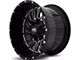 Hardrock Offroad Overdrive Gloss Black Milled 6-Lug Wheel; 20x10; -19mm Offset (03-09 4Runner)