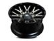 V-Rock Off-Road Wheels Recoil Satin Black Machined 6-Lug Wheel; 20x9.5; -5mm Offset (22-24 Tundra)