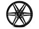 Rohana Wheels RFV1 Matte Black 6-Lug Wheel; 22x9.5; 0mm Offset (2024 Tacoma)